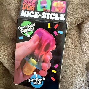 Nee Doh Nice-Sicle Kids Squishy Sensory Toy - Purple & blue